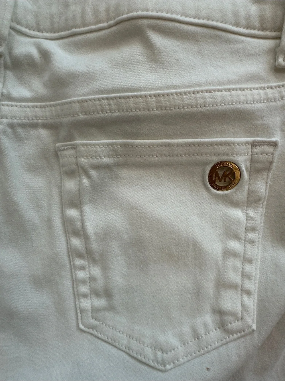 Michael Kors 10 White Skinny Jeans - Slim Stretch Denim